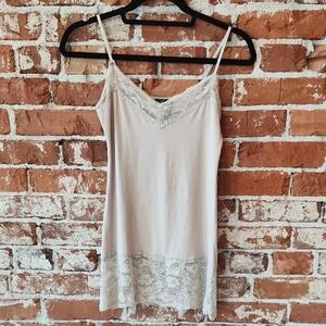 Wet Seal Beige Cotton Blend Top